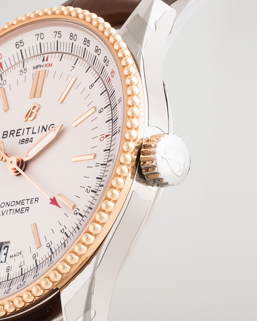 Herren | Pre-Owned & Vintage Watches | Breitling Pre-Owned | Navitimer38 U17325211G1P1 Steel White