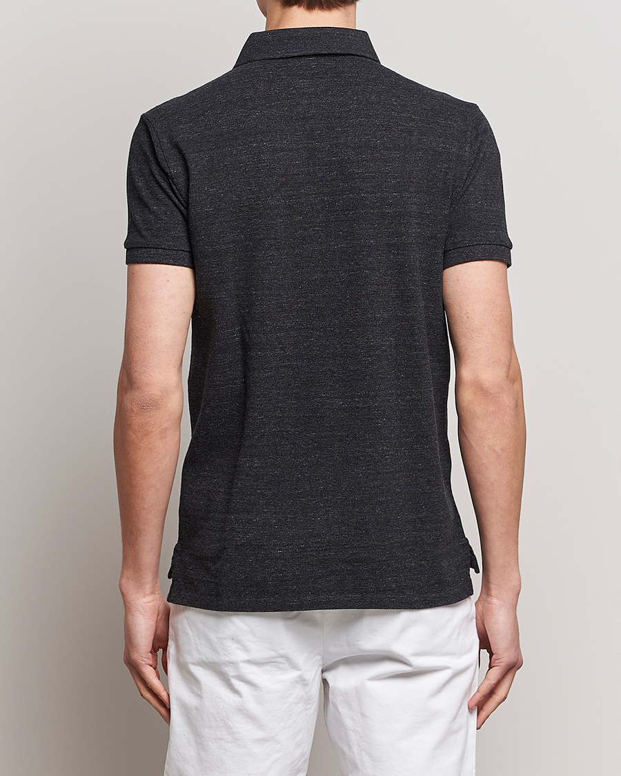 Herren | Poloshirts | Polo Ralph Lauren | Custom Slim Fit Polo Black Marl Heather
