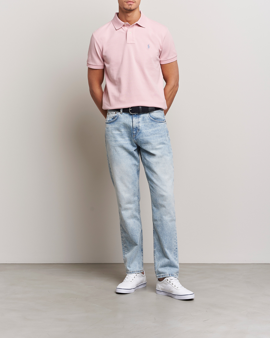 Herren | Poloshirts | Polo Ralph Lauren | Custom Slim Fit Polo Chino Pink