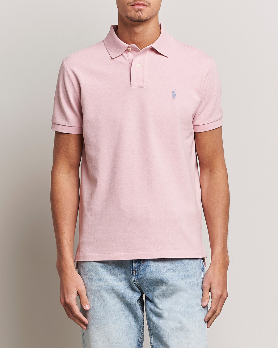 Herren | Poloshirts | Polo Ralph Lauren | Custom Slim Fit Polo Chino Pink