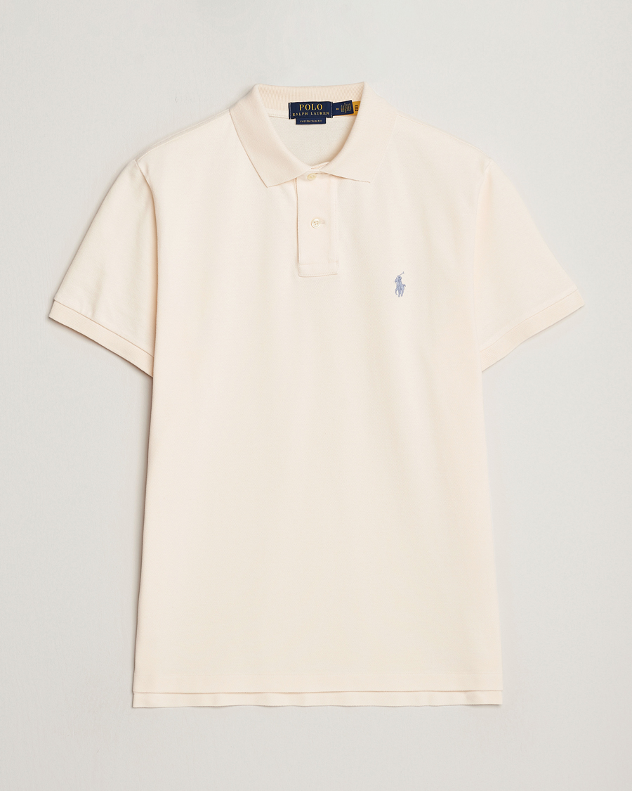Herren | Poloshirt | Polo Ralph Lauren | Custom Slim Fit Polo Guide Cream