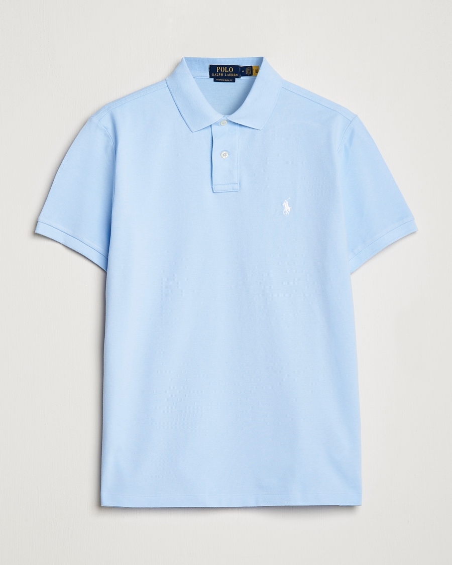 Herren | Poloshirts | Polo Ralph Lauren | Custom Slim Fit Polo Office Blue