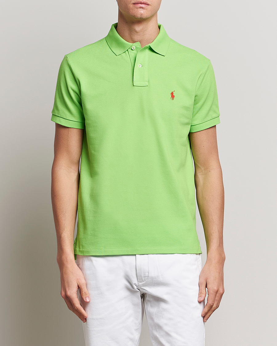 Herren | Poloshirts | Polo Ralph Lauren | Custom Slim Fit Polo Kiwi Lime