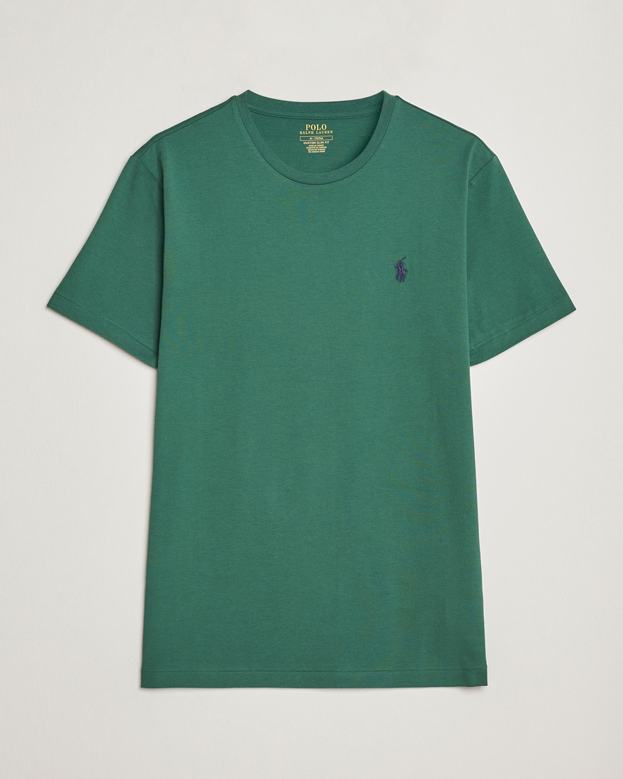 Herren | T-Shirts | Polo Ralph Lauren | Crew Neck T-Shirt Washed Forest
