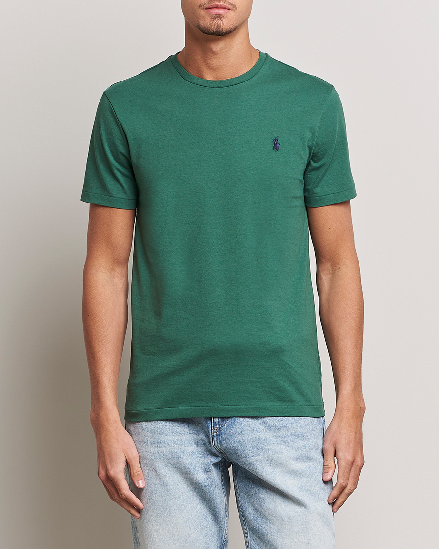 Herren | T-Shirts | Polo Ralph Lauren | Crew Neck T-Shirt Washed Forest
