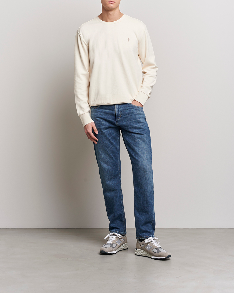 Herren | Pullover | Polo Ralph Lauren | Double Knitted Jersey Sweatshirt Guide Cream