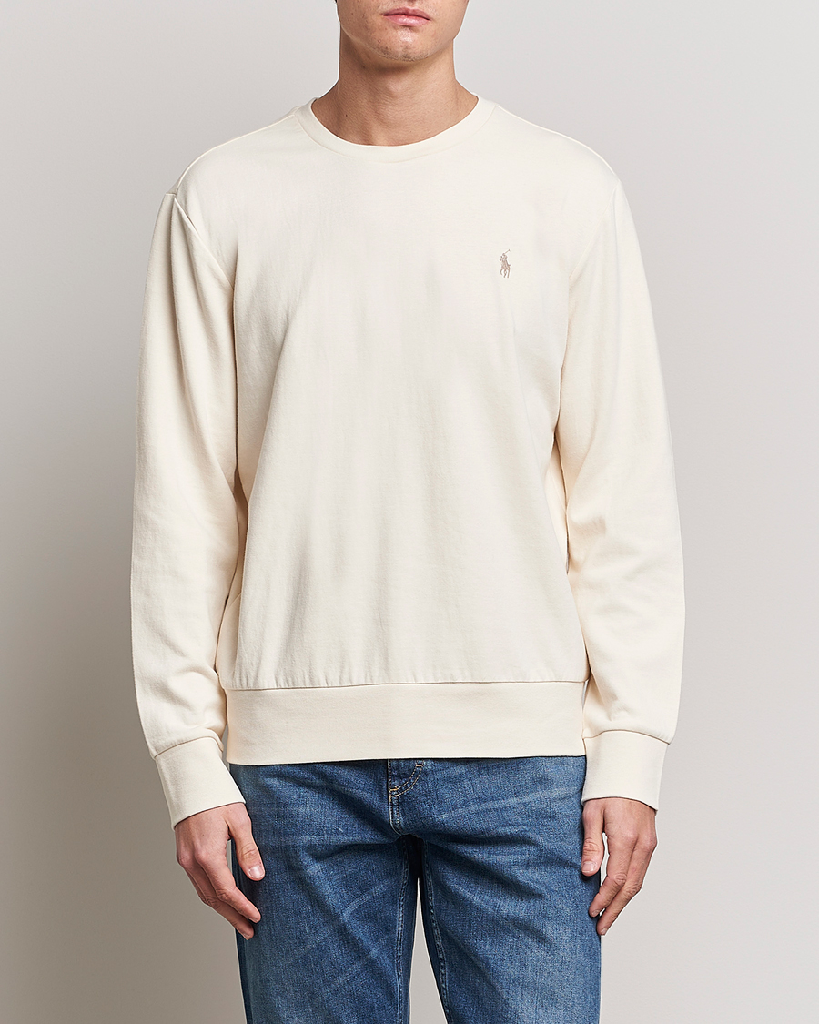 Herren |  | Polo Ralph Lauren | Double Knitted Jersey Sweatshirt Guide Cream