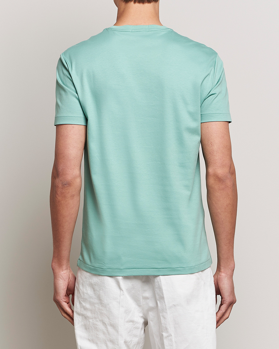 Herren | T-Shirts | Polo Ralph Lauren | Luxury Pima Cotton Crew Neck T-Shirt Essex Green