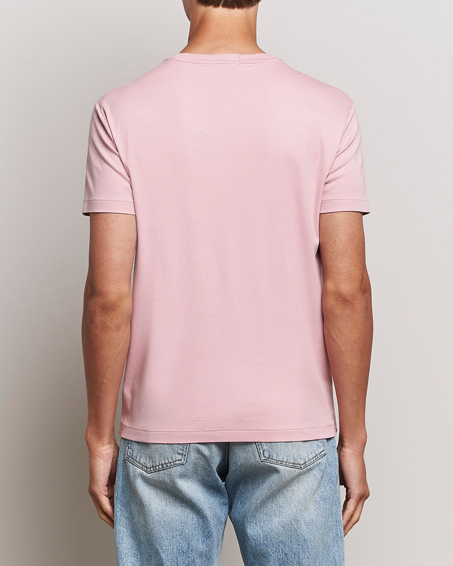 Herren | T-Shirts | Polo Ralph Lauren | Luxury Pima Cotton Crew Neck T-Shirt Chino Pink