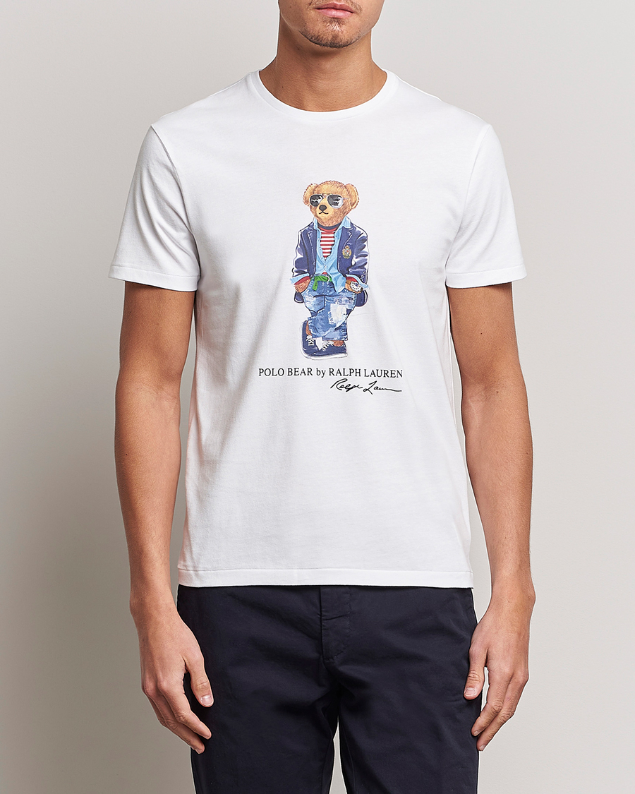 Herren |  | Polo Ralph Lauren | Printed Regatta Bear Crew Neck T-Shirt White