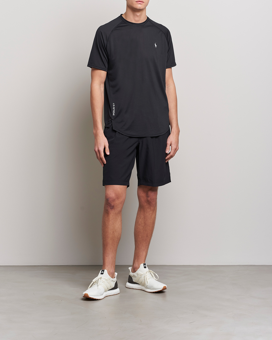 Herren | T-Shirts | Polo Ralph Lauren | Performance Jersey Crew Neck T-Shirt Black