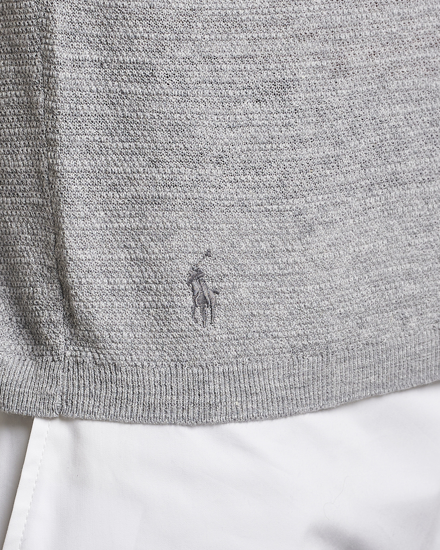 Herren | Poloshirts | Polo Ralph Lauren | Cotton/Linen Textured Polo Andover Heather