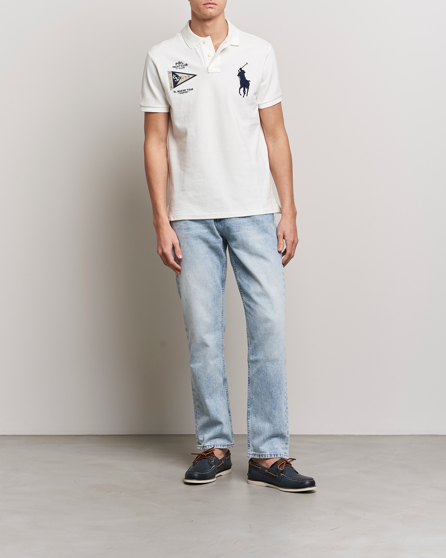 Herren | Poloshirts | Polo Ralph Lauren | Custom Slim Fit Regatta Polo Nevis White