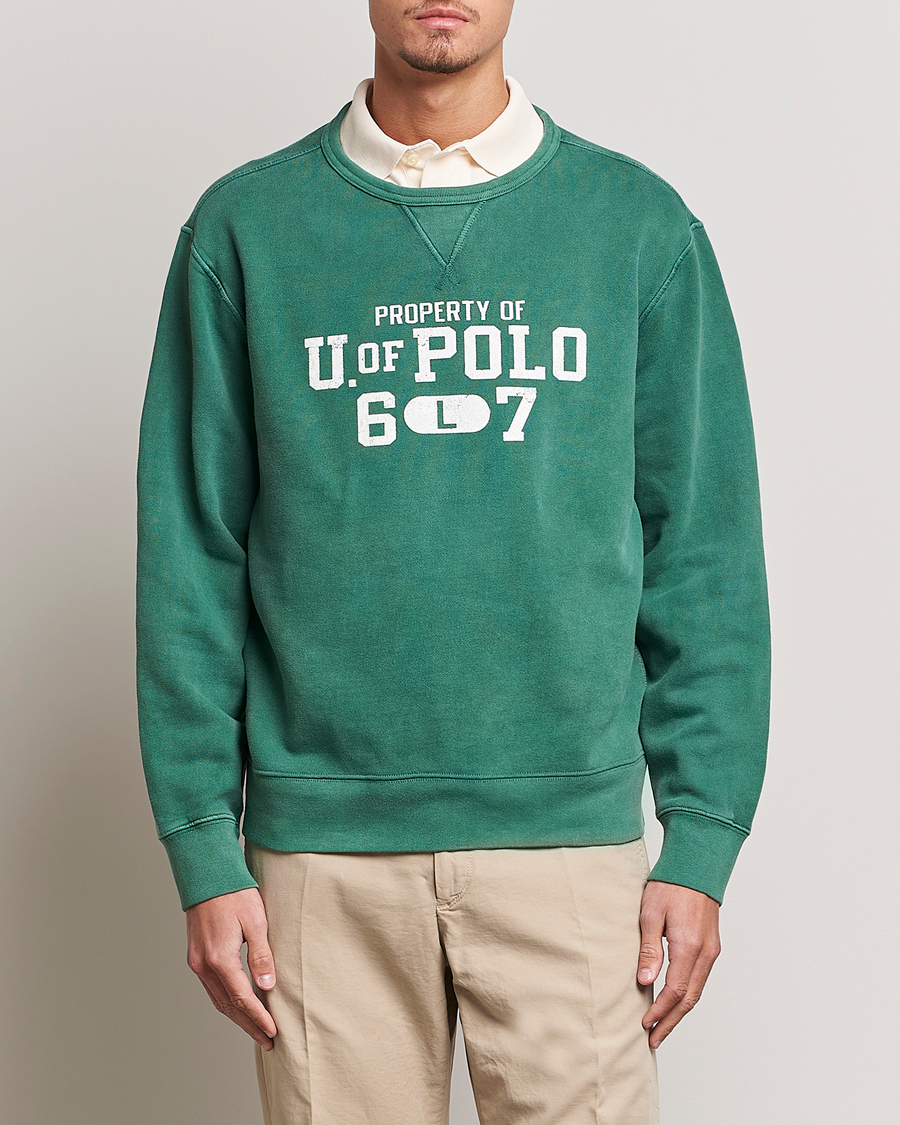 Herren |  | Polo Ralph Lauren | Fleece Logo Sweatshirt Washed Forest