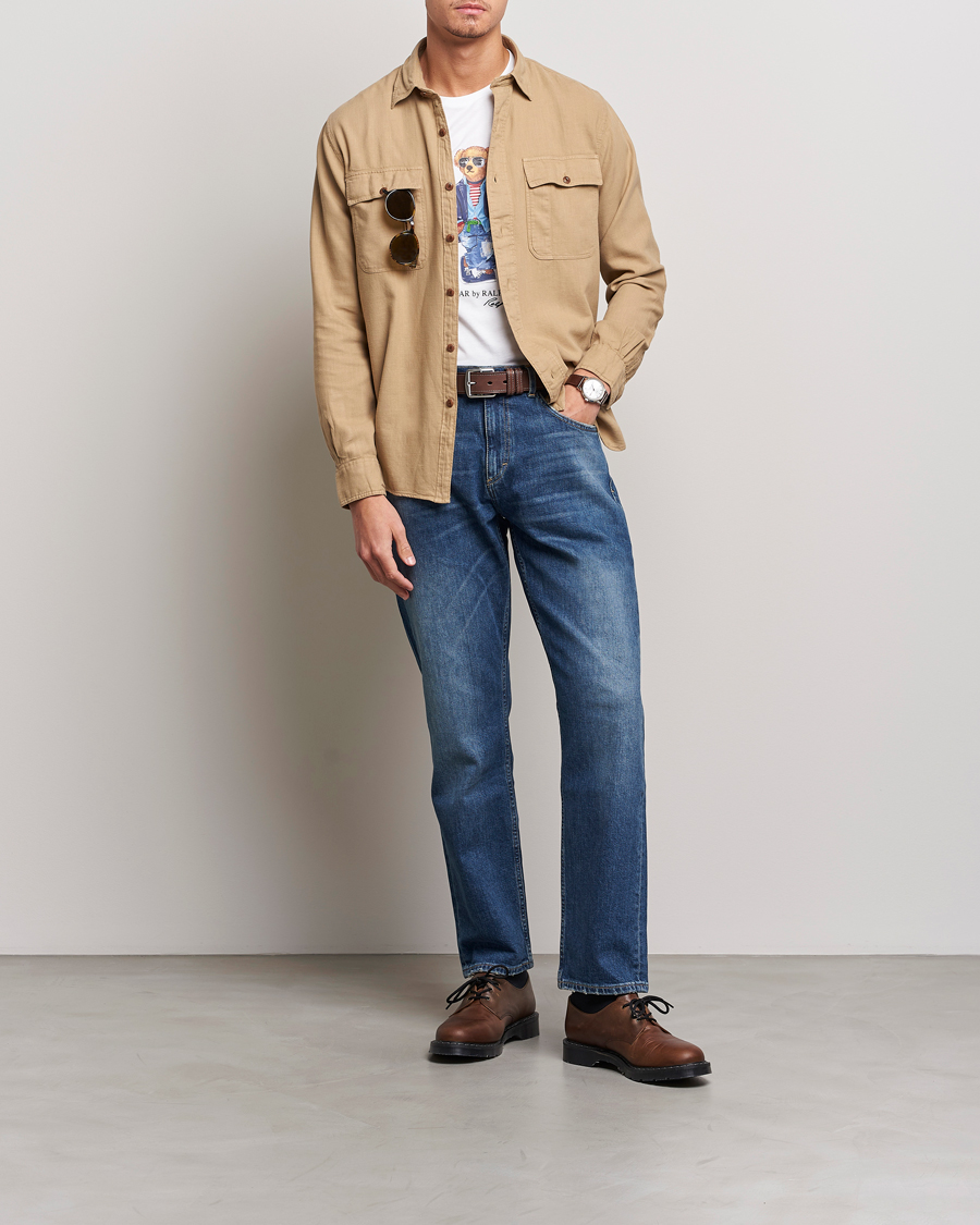 Herren | Hemden | Polo Ralph Lauren | Cotton Overshirt Vintage Khaki