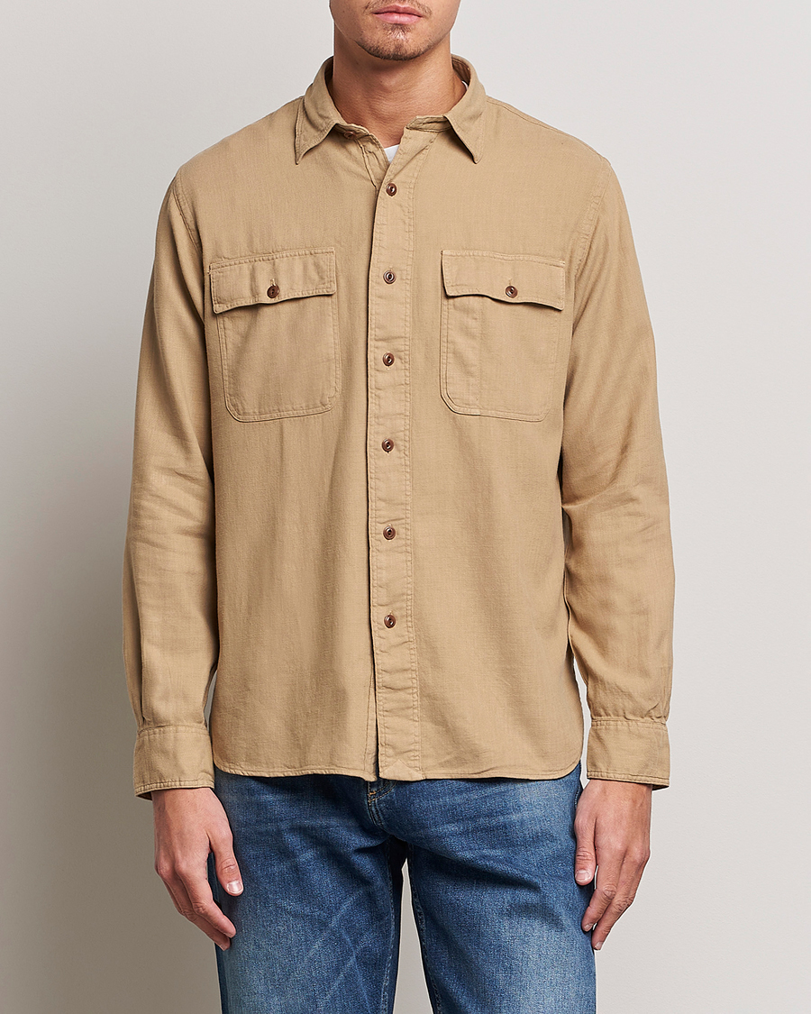 Herren | Hemdjacke | Polo Ralph Lauren | Cotton Overshirt Vintage Khaki