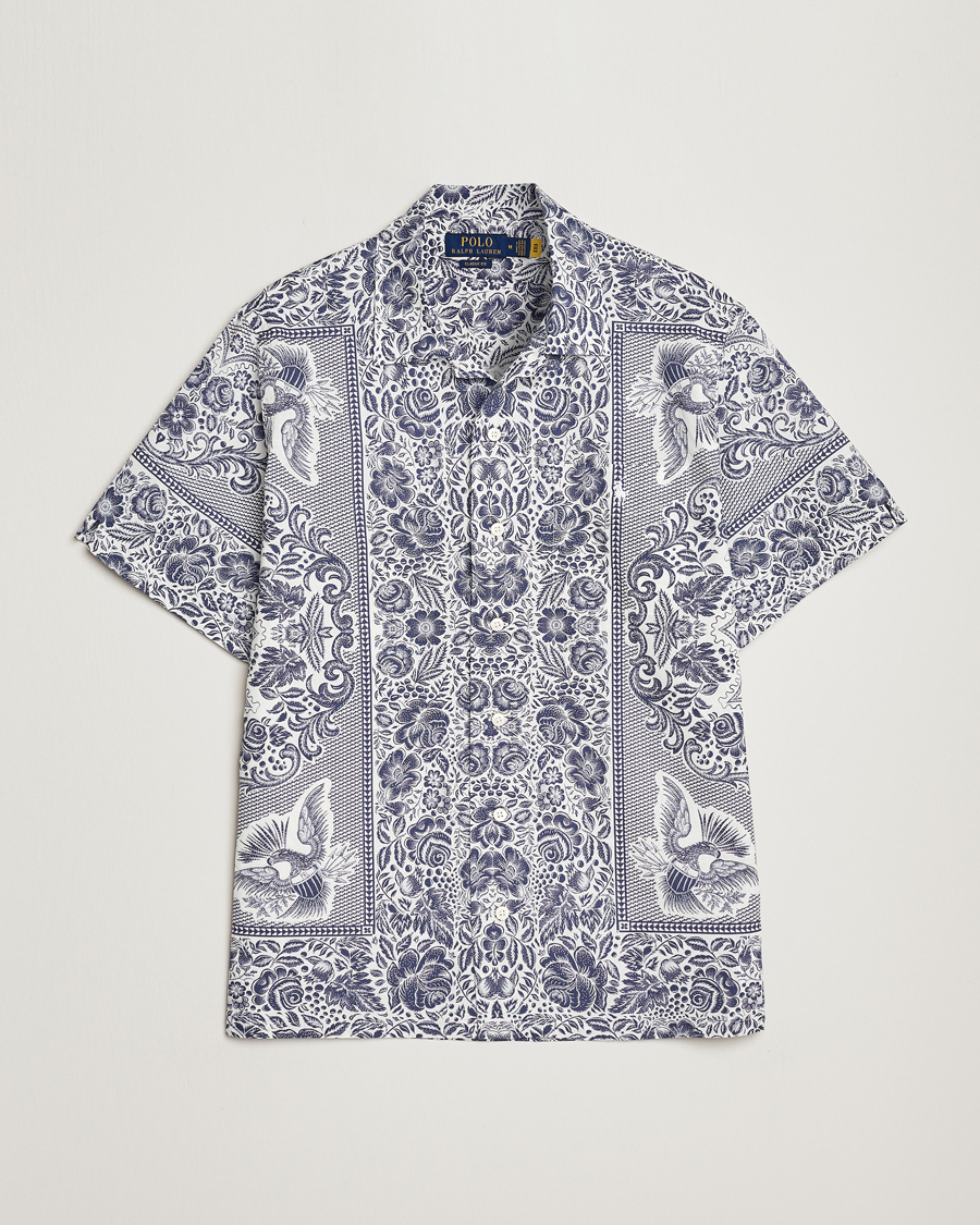 Herren | Hemden | Polo Ralph Lauren | Printed Paisley Short Sleeve Shirt Blue