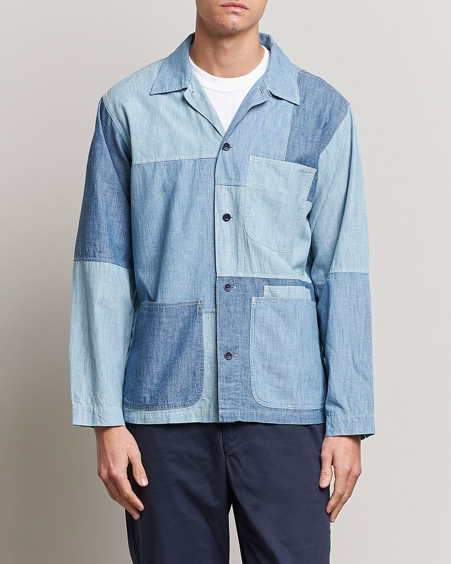 Herren |  | Polo Ralph Lauren | Patchwork Denim Shirt Jacket Indigo