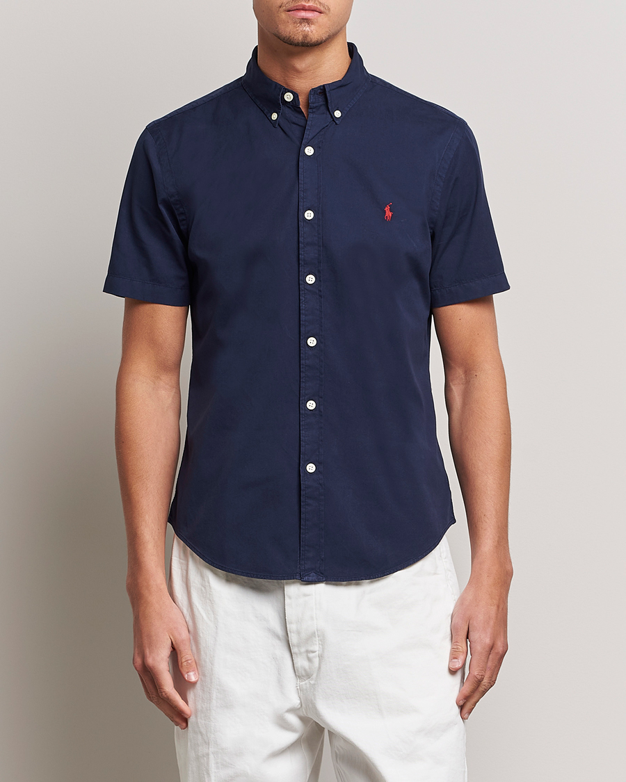 Herren |  | Polo Ralph Lauren | Twill Short Sleeve Shirt Newport Navy