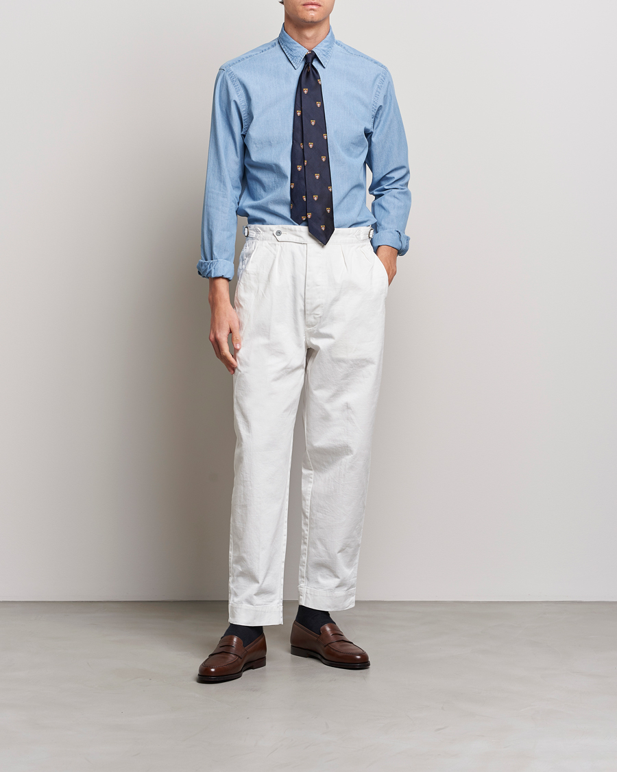 Herren | Hemden | Polo Ralph Lauren | Custom Fit Denim Dress Shirt French Blue