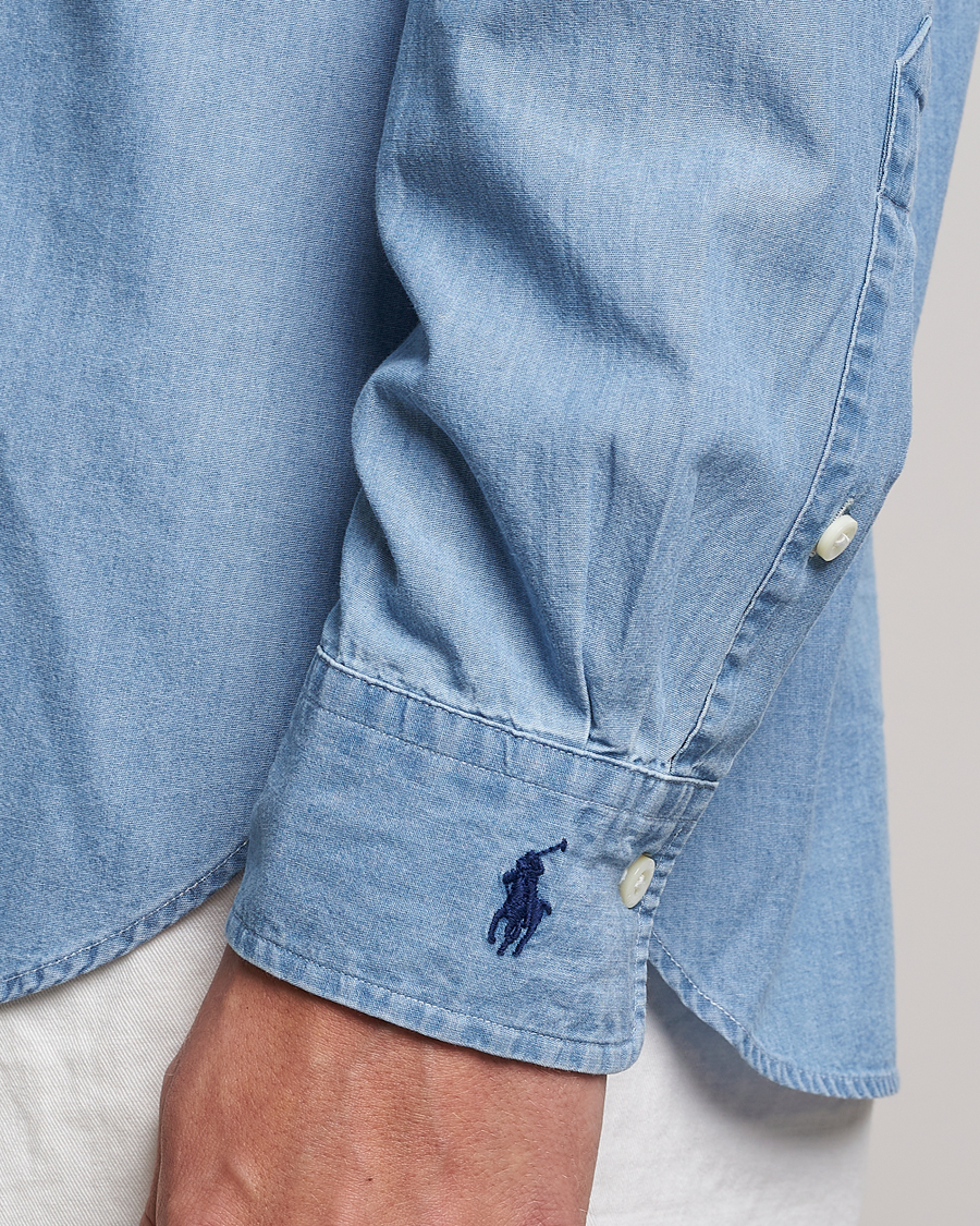 Herren | Hemden | Polo Ralph Lauren | Custom Fit Denim Dress Shirt French Blue