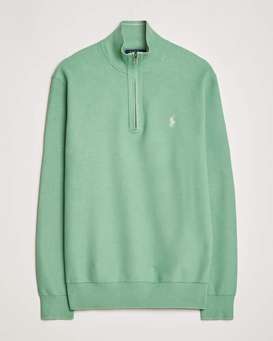 Herren | Pullover | Polo Ralph Lauren | Textured Half-Zip Pistachio Green