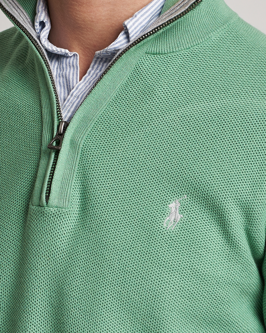 Herren | Pullover | Polo Ralph Lauren | Textured Half-Zip Pistachio Green