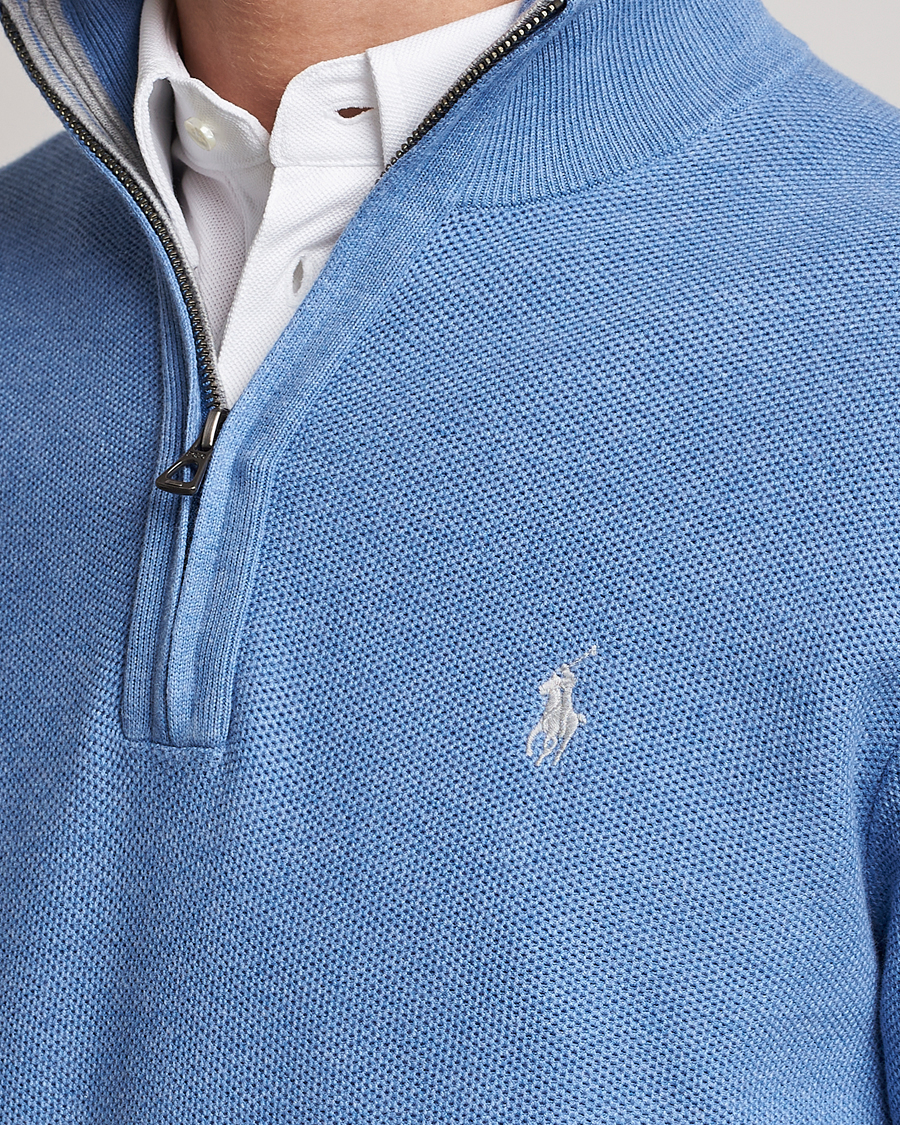 Herren | Pullover | Polo Ralph Lauren | Textured Half-Zip Summer Blue