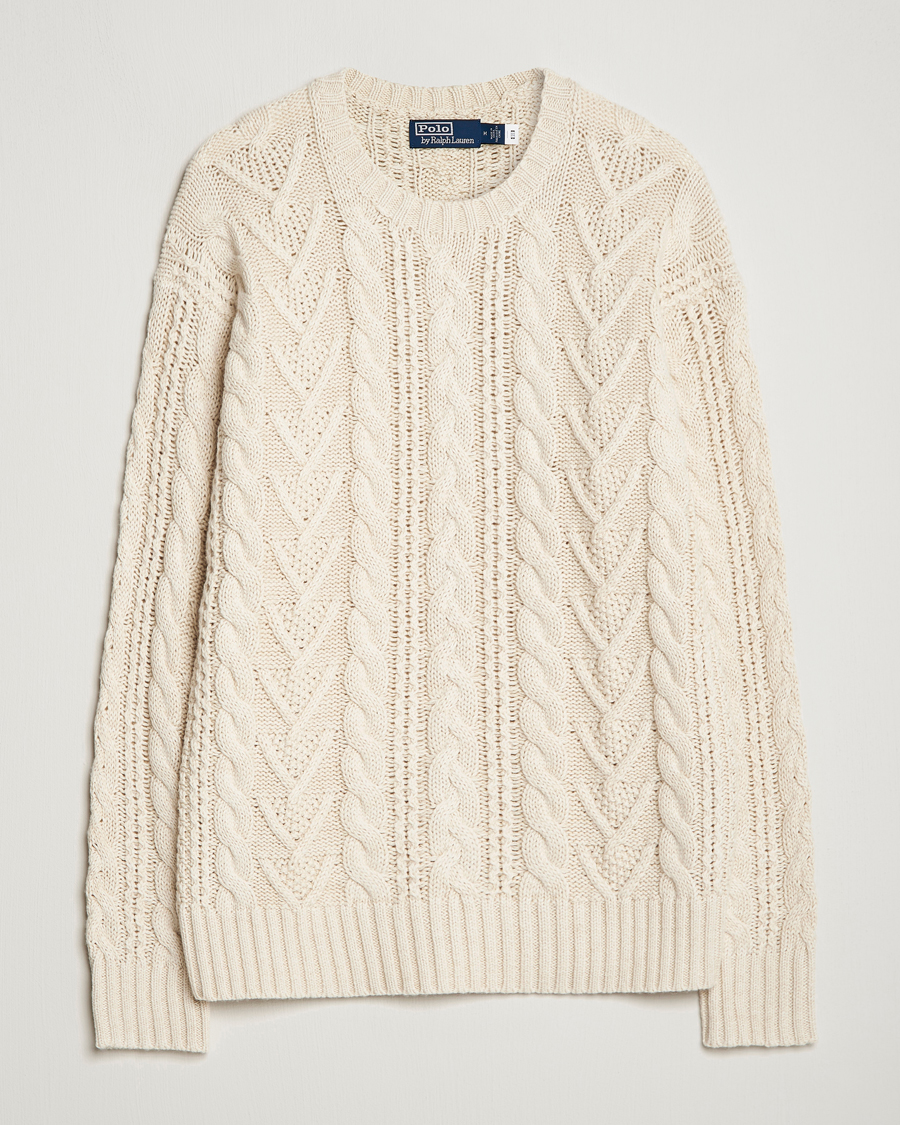 Herren | | Polo Ralph Lauren | Knitted Fishermen Sweater Cream