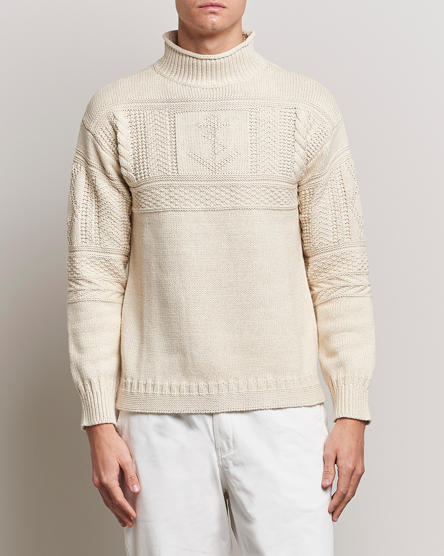 Herren |  | Polo Ralph Lauren | Knitted Fishermen Sweater Cream