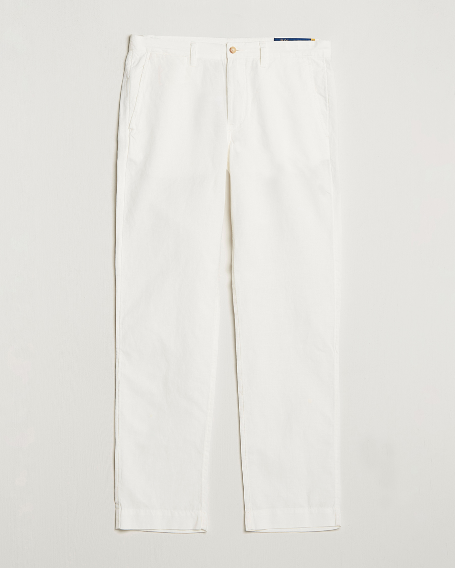 Herren |  | Polo Ralph Lauren | Cotton/Linen Bedford Chinos Deckwash White