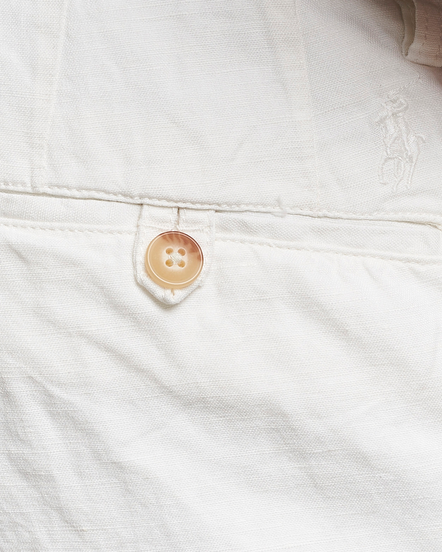 Herren | Hosen | Polo Ralph Lauren | Bedford Cotton/Linen Straight Fit Pants White