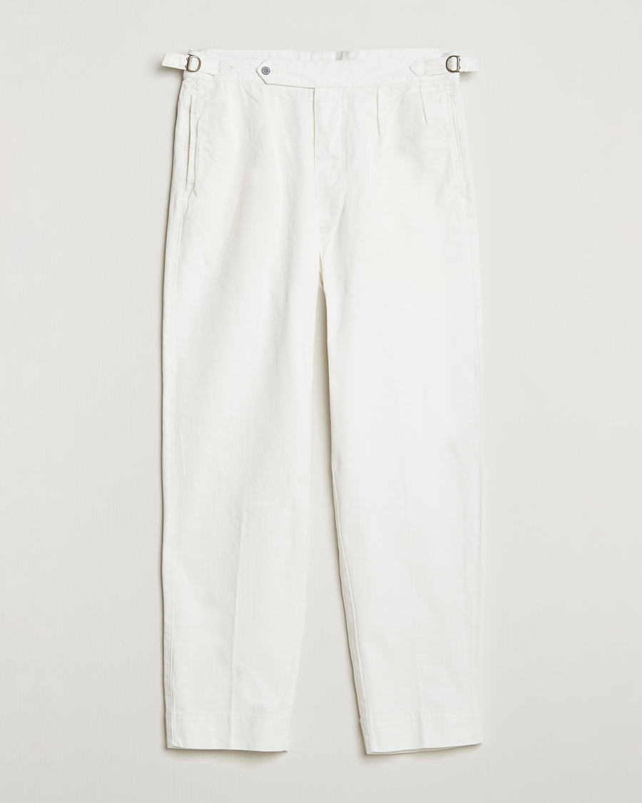Herren |  | Polo Ralph Lauren | Rustic Twill Officer Trousers Deckwash White