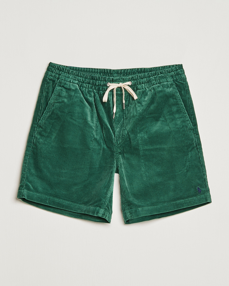 Herren | Shorts | Polo Ralph Lauren | Prepster Corduroy Drawstring Shorts Washed Forest