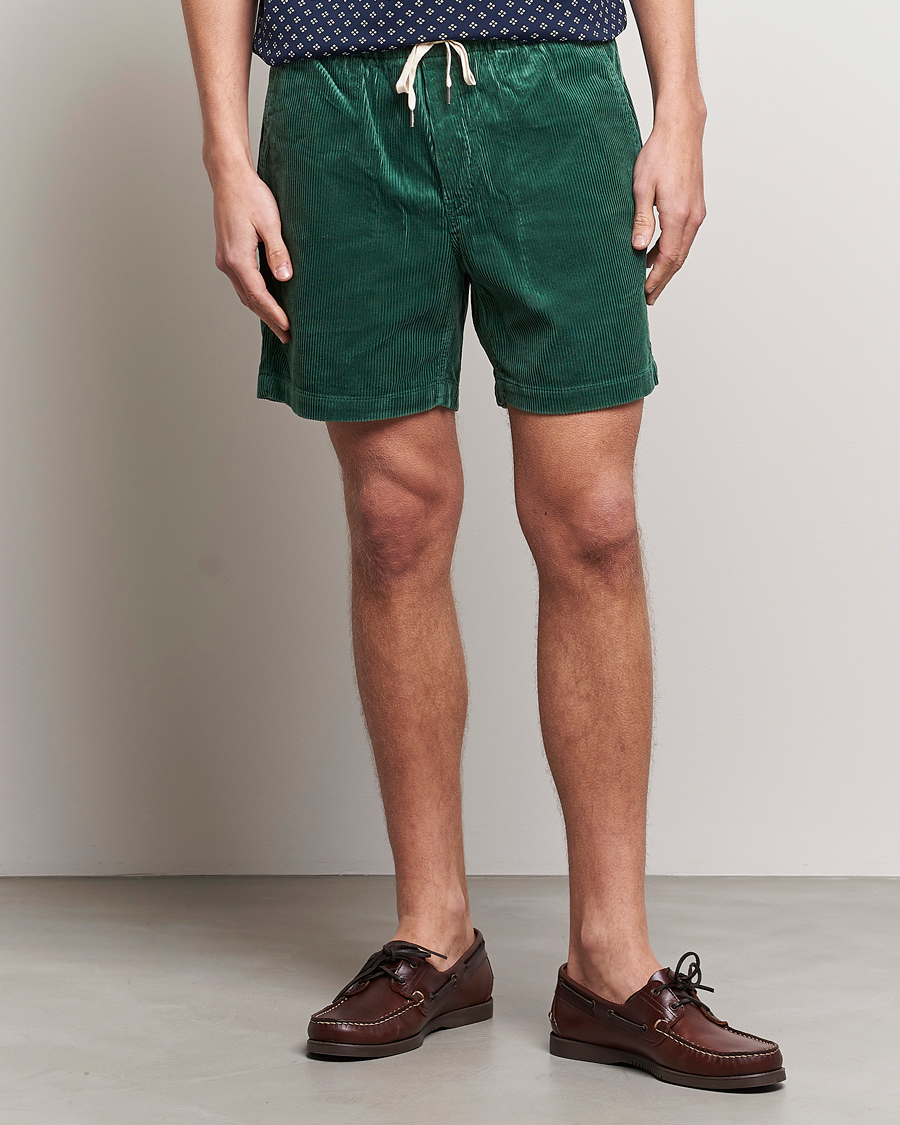 Herren | Shorts | Polo Ralph Lauren | Prepster Corduroy Drawstring Shorts Washed Forest