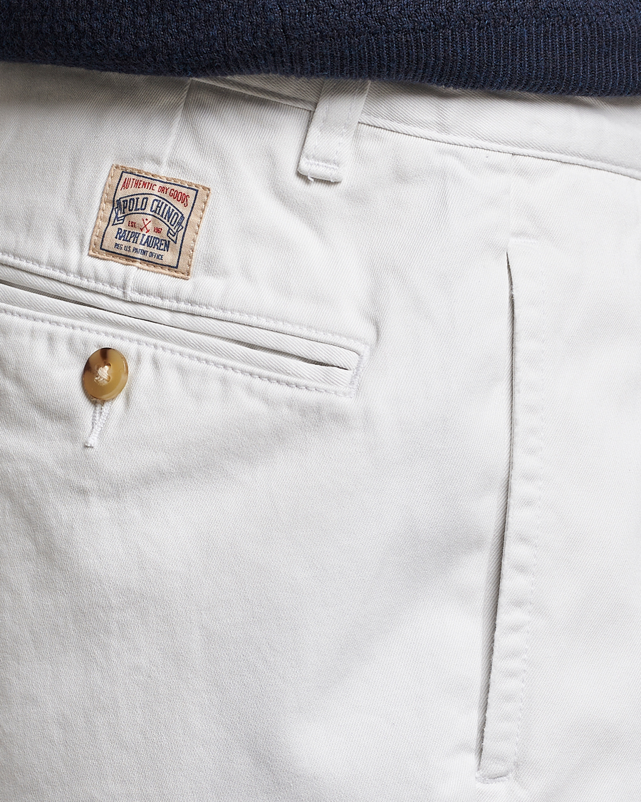 Herren | Shorts | Polo Ralph Lauren | Twill Pleated Regatta Shorts Deckwash White