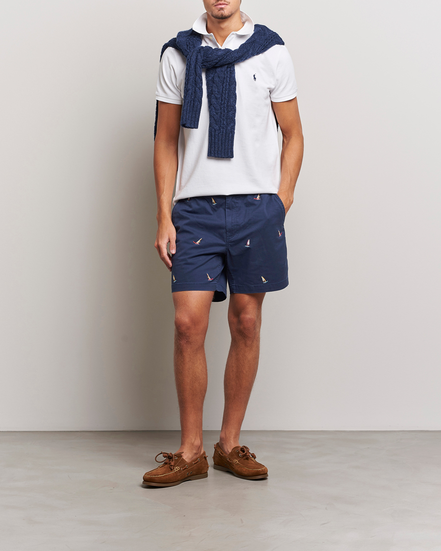 Polo Ralph Lauren Prepster Printed Twill Drawstring Shorts Navy