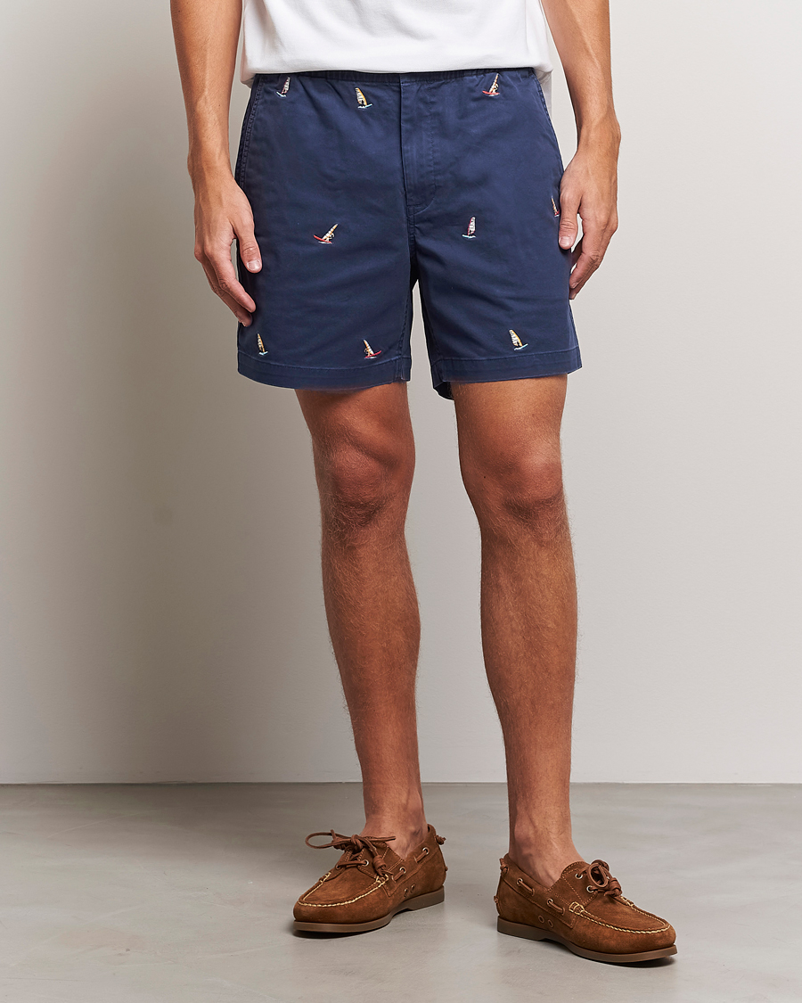 Herren | Shorts | Polo Ralph Lauren | Prepster Printed Twill Drawstring Shorts Navy