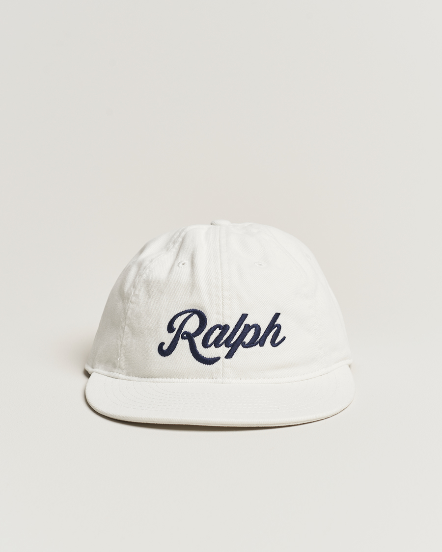 Herren | Polo Ralph Lauren Ralph Cotton Twill Retro Cap Deckwash White | Polo Ralph Lauren | Ralph Cotton Twill Retro Cap Deckwash White