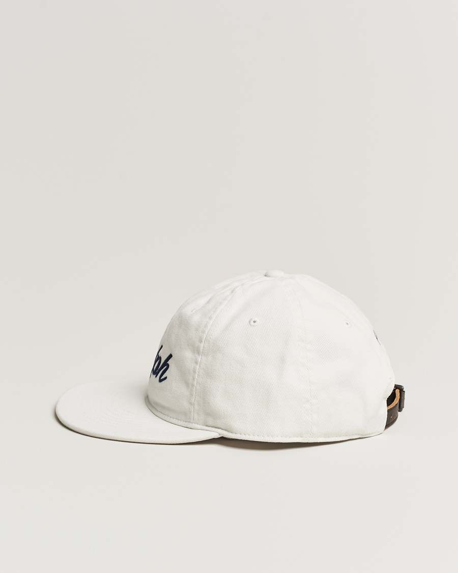 Herren | Polo Ralph Lauren Ralph Cotton Twill Retro Cap Deckwash White | Polo Ralph Lauren | Ralph Cotton Twill Retro Cap Deckwash White