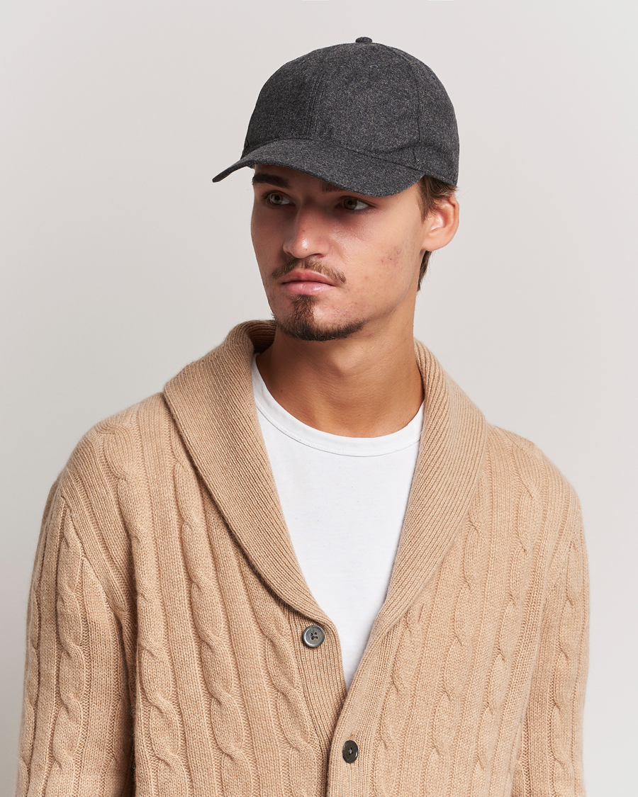 Herren |  | Polo Ralph Lauren | Wool Cap Medium Grey