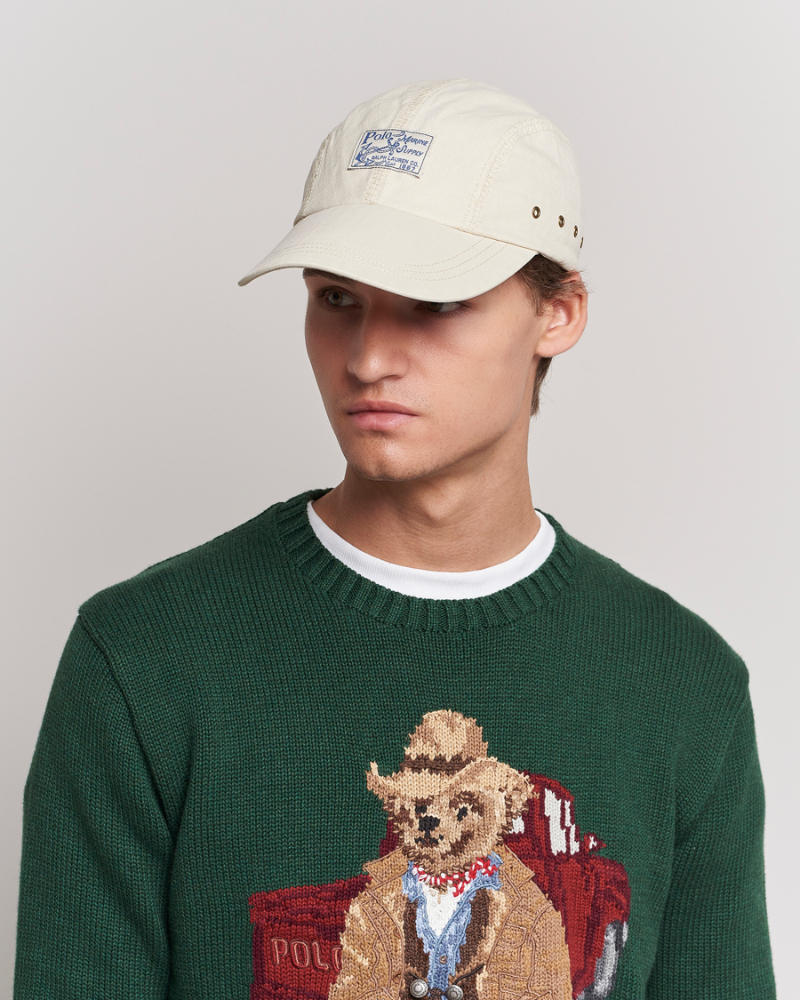 Herren |  | Polo Ralph Lauren | 4 Panel Herringbone Twill Cap English Cream