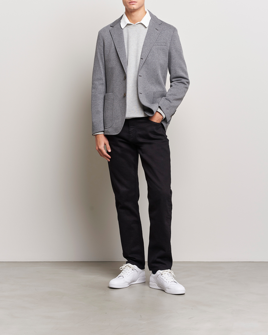 Herren | Sakkos | Polo Ralph Lauren | Double Knit Jersey Blazer Medium Grey Heather