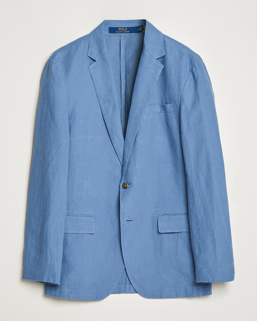 Herren | Sakkos | Polo Ralph Lauren | Linen Sportcoat Carson Blue