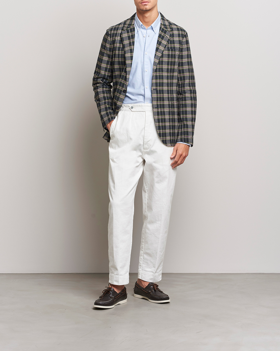 Herren | Sakkos | Polo Ralph Lauren | Cotton Madras Checked Blazer Navy/Olive/Burgundy