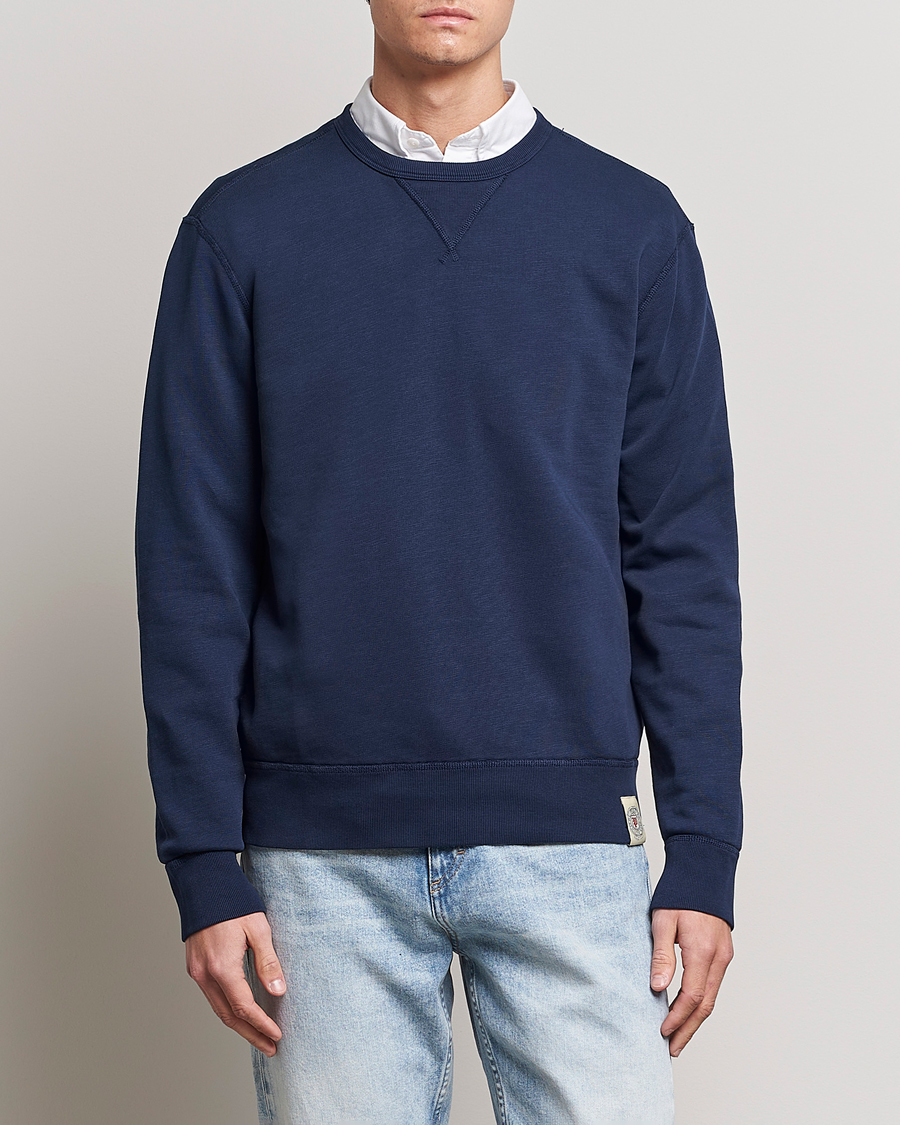 Herren |  | Polo Ralph Lauren | Vintage Fleece Crew Neck Sweatshirt Cruise Navy