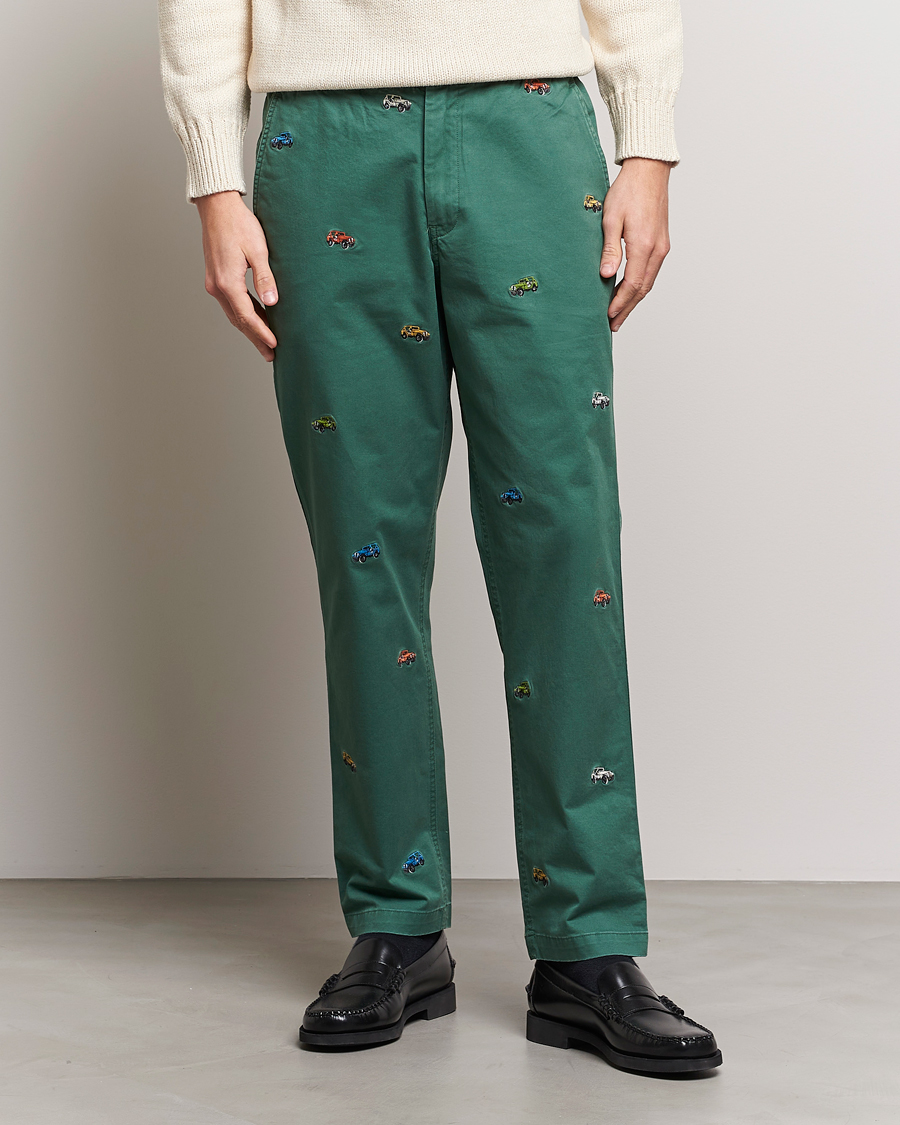 Herren |  | Polo Ralph Lauren | Prepster Twill Printed Jeeps Pants Washed Forest