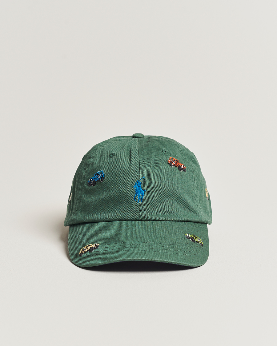 Herren | | Polo Ralph Lauren | Twill Printed Jeeps Sports Cap Washed Forest