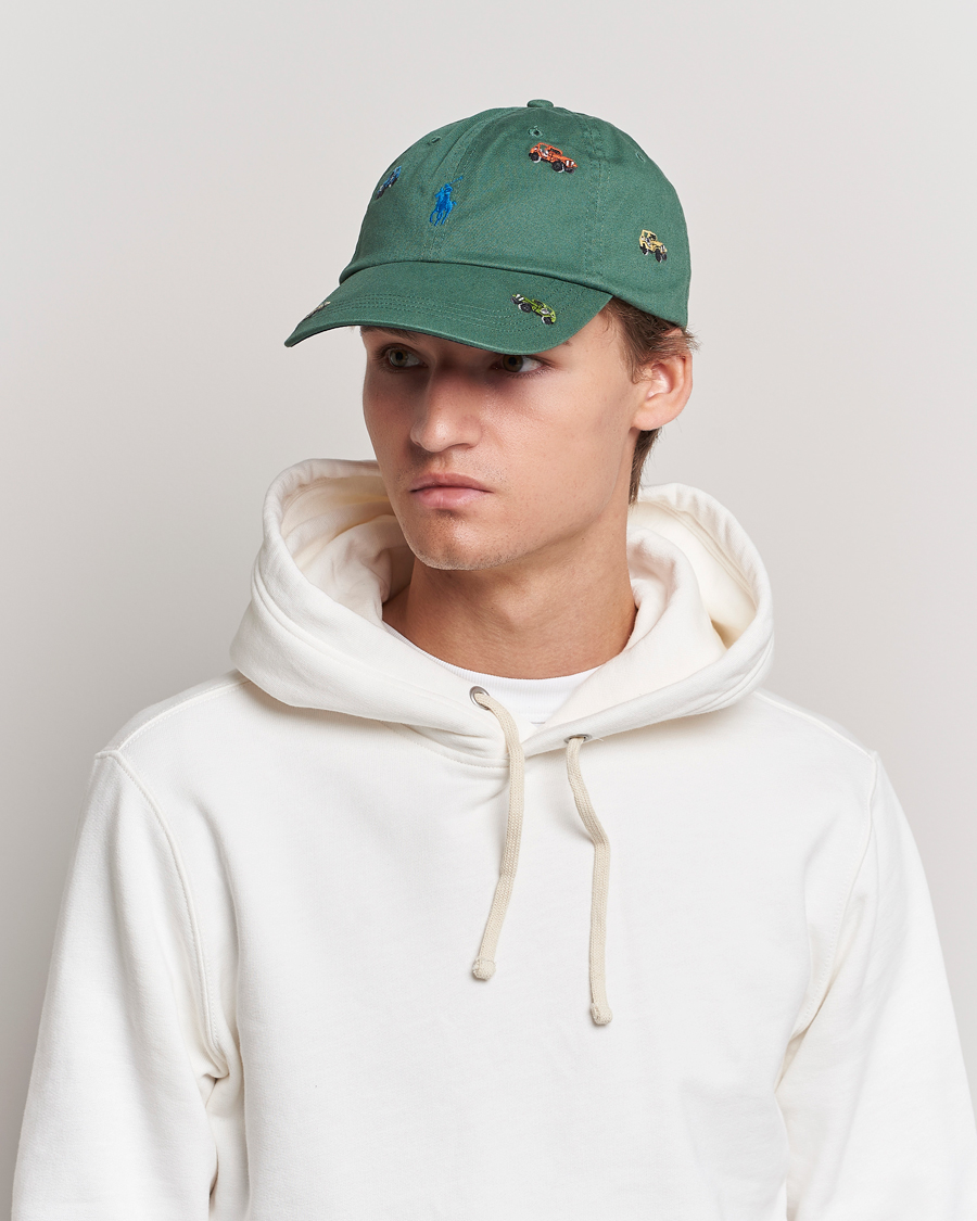 Herren |  | Polo Ralph Lauren | Twill Printed Jeeps Sports Cap Washed Forest