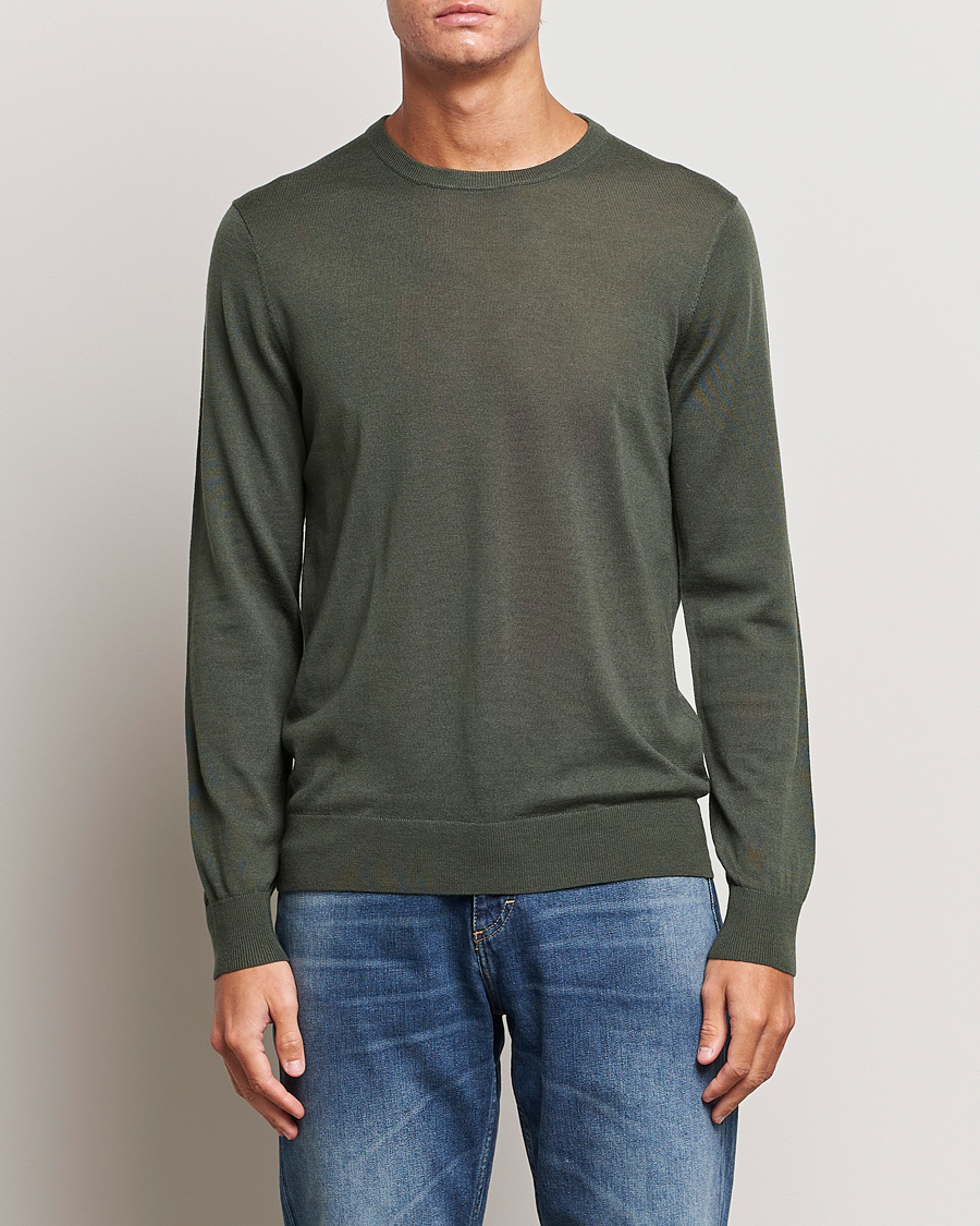 Herren |  | Tiger of Sweden | Nichols Crew Neck Pullover Forest Green